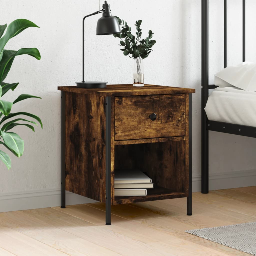 Bedside Cabinet 40X42X50 Cm Engineered Wood