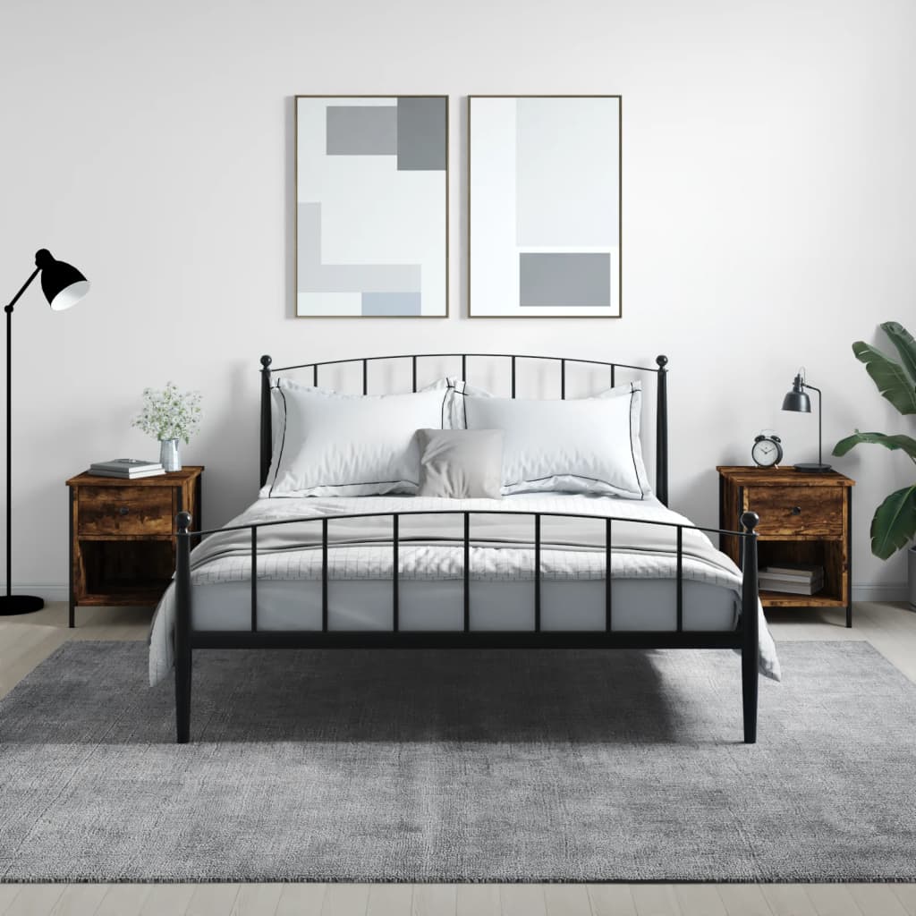 Bedside Cabinet 40X42X50 Cm Engineered Wood