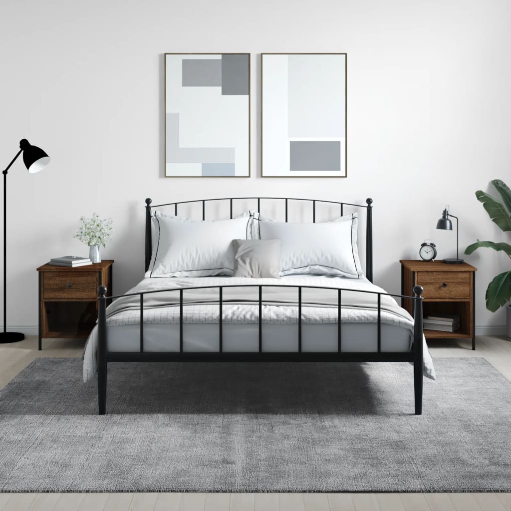 Bedside Cabinet 40X42X50 Cm Engineered Wood