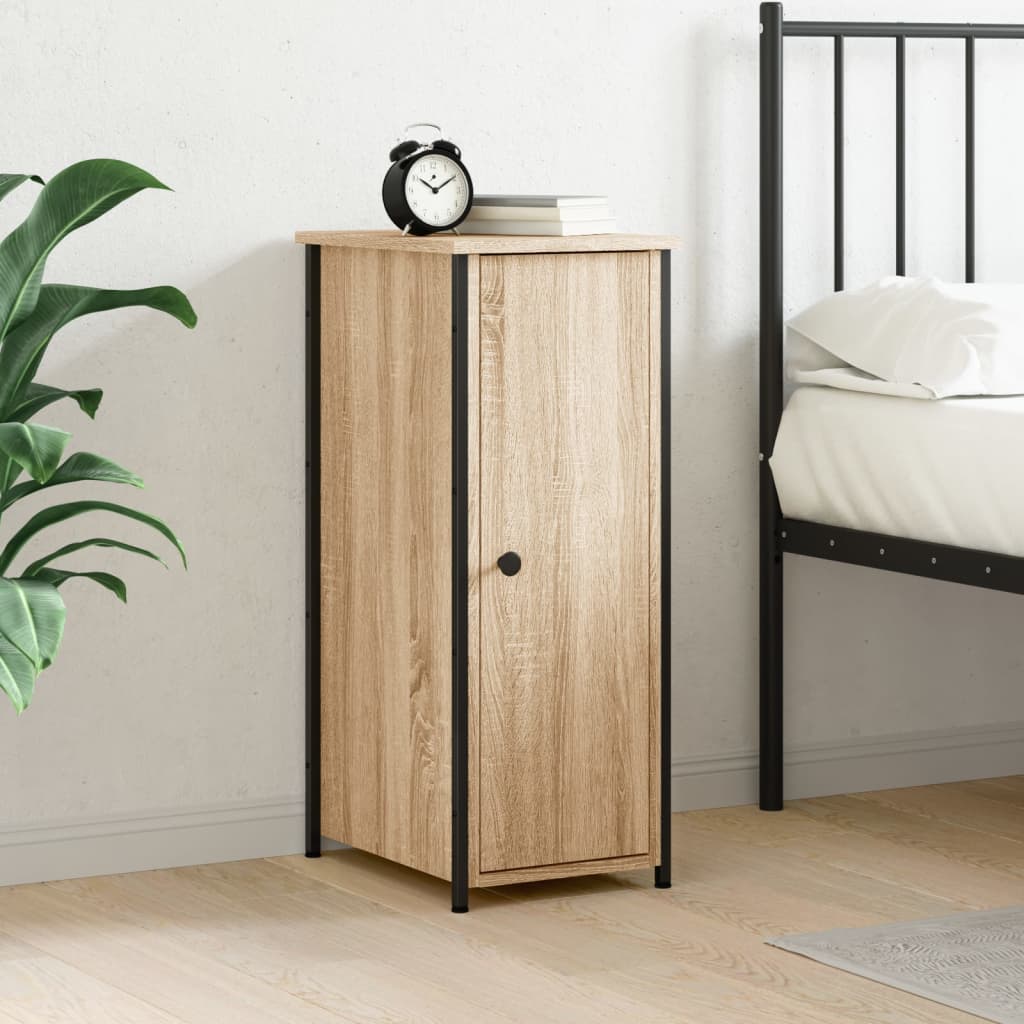 Bedside Cabinet 32X42X80 Cm Engineered Wood