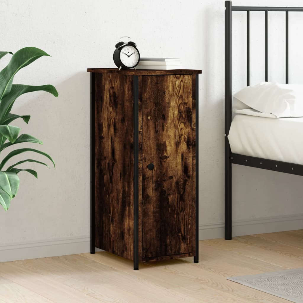 Bedside Cabinet 32X42X80 Cm Engineered Wood