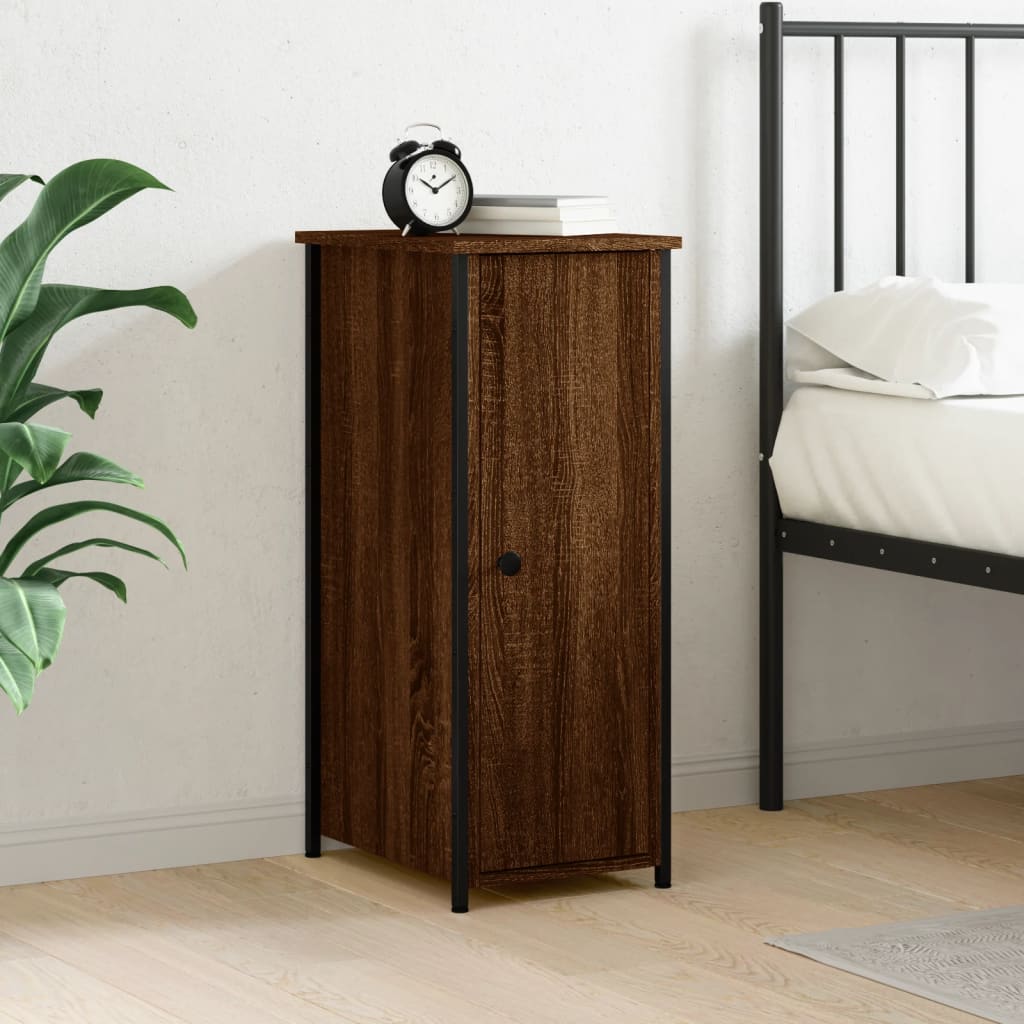 Bedside Cabinet 32X42X80 Cm Engineered Wood