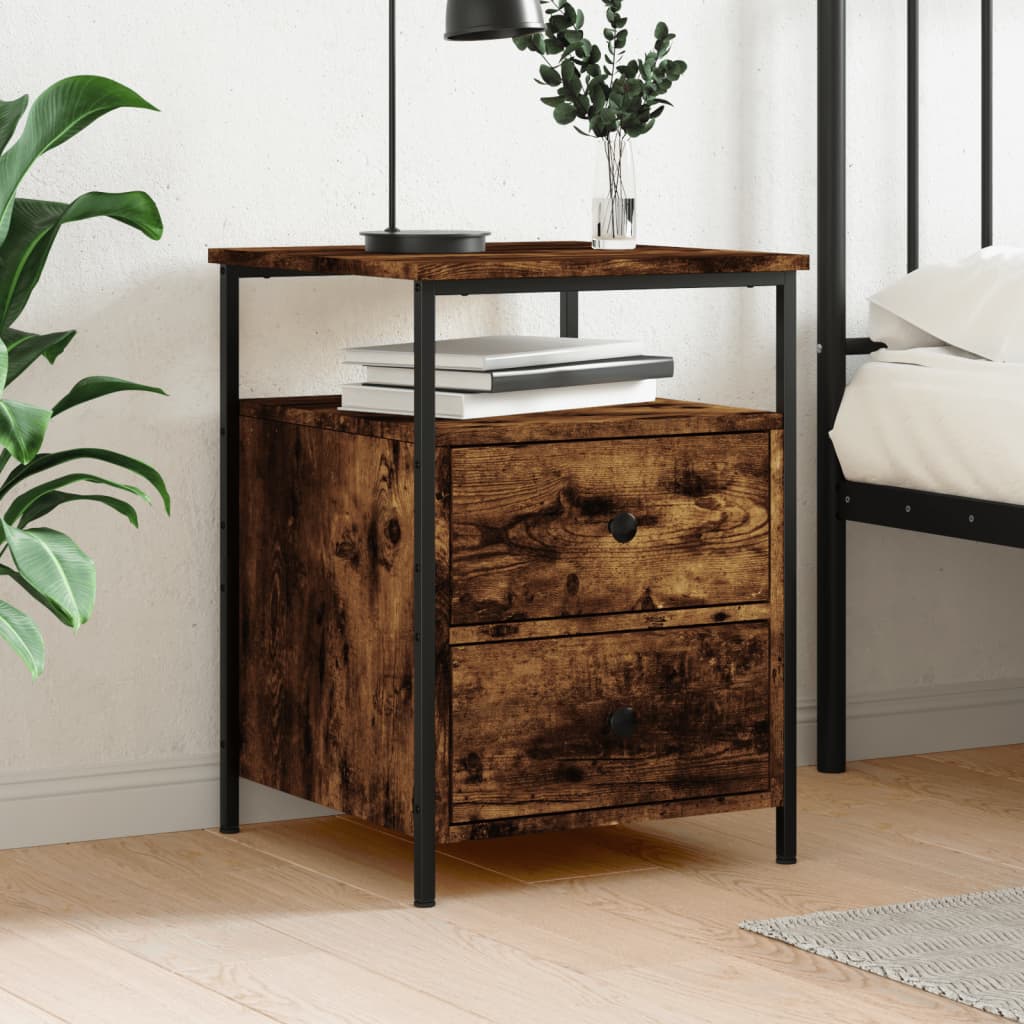 Bedside Cabinet 44X45X60 Cm Engineered Wood