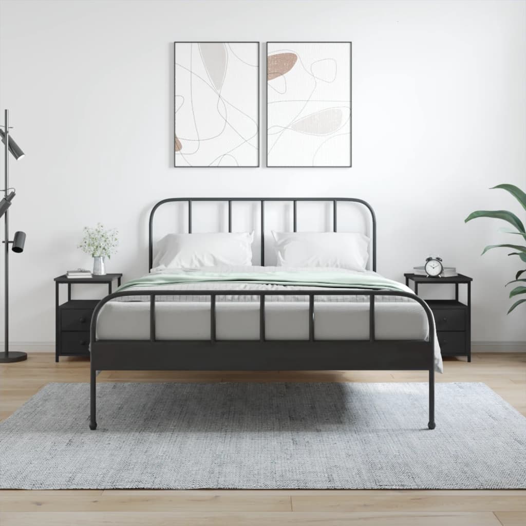 Bedside Cabinet 34X35.5X50 Cm Engineered Wood