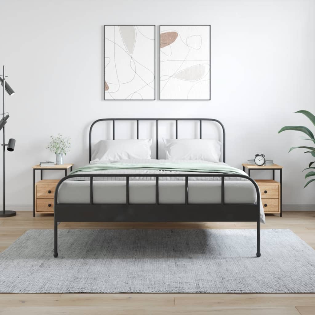 Bedside Cabinet 34X35.5X50 Cm Engineered Wood