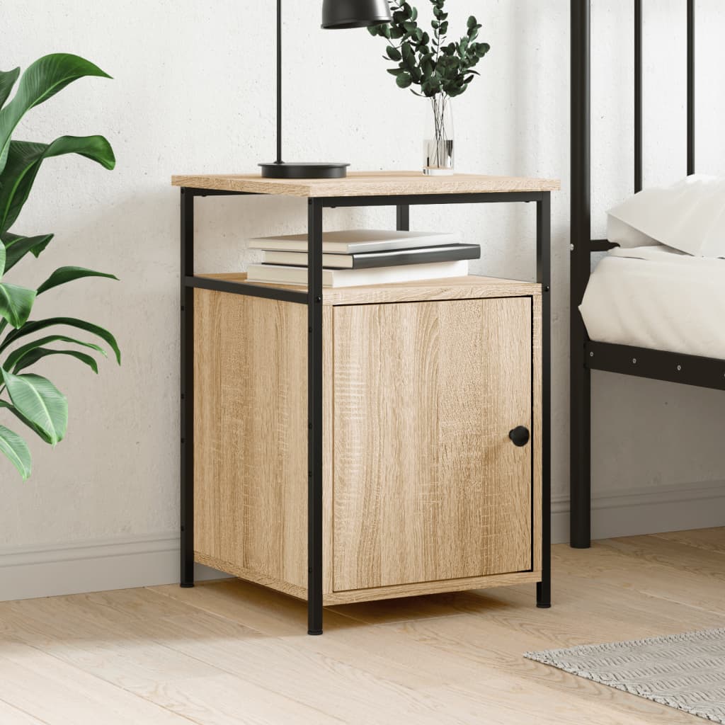 Bedside Cabinet 40X42X60 Cm Engineered Wood