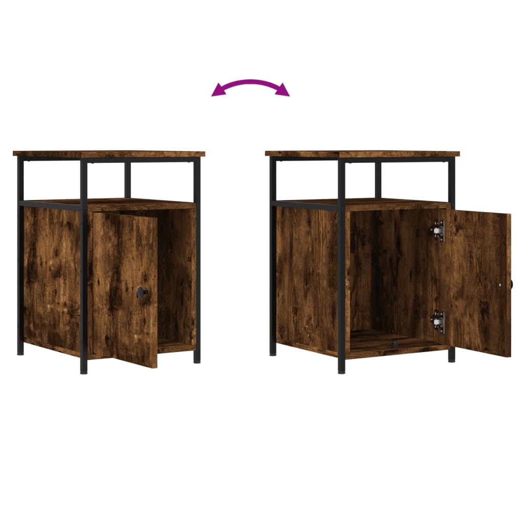 Bedside Cabinet 40X42X60 Cm Engineered Wood