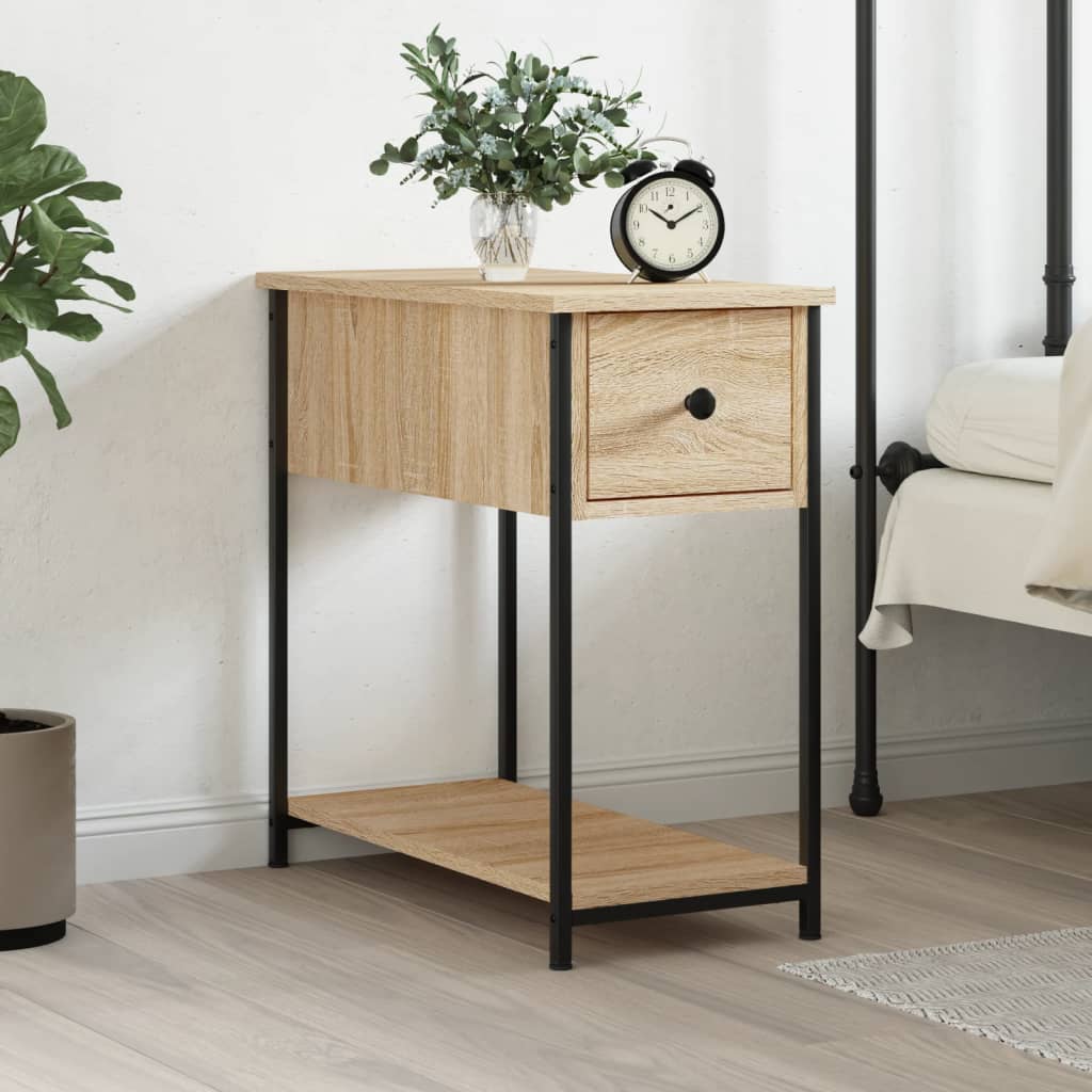 Bedside Cabinet 30X60X60 Cm Engineered Wood