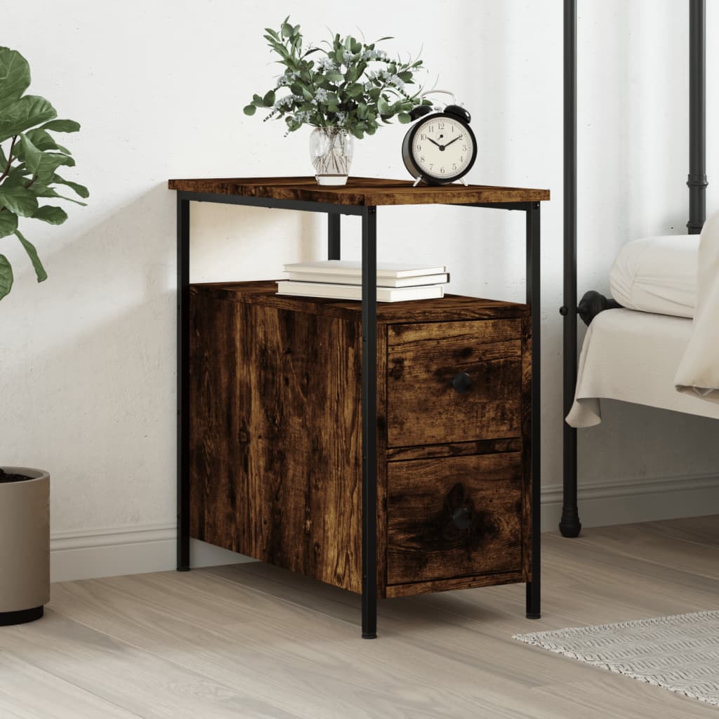 Bedside Cabinet 30X60X60 Cm Engineered Wood