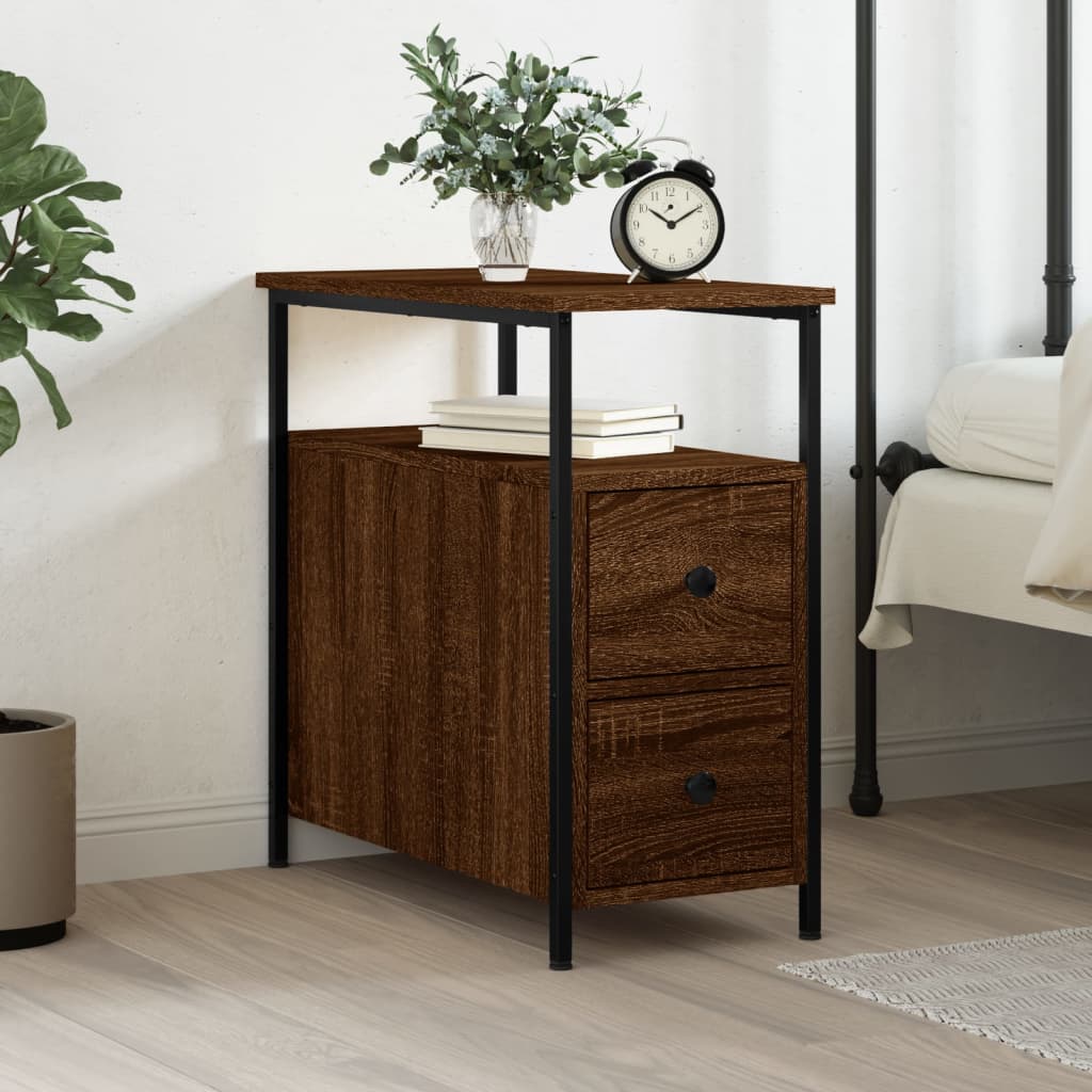 Bedside Cabinet 30X60X60 Cm Engineered Wood