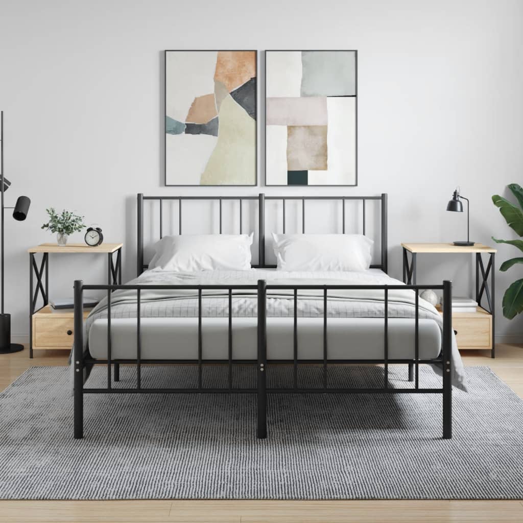 Bedside Table 50X41X65 Cm Engineered Wood