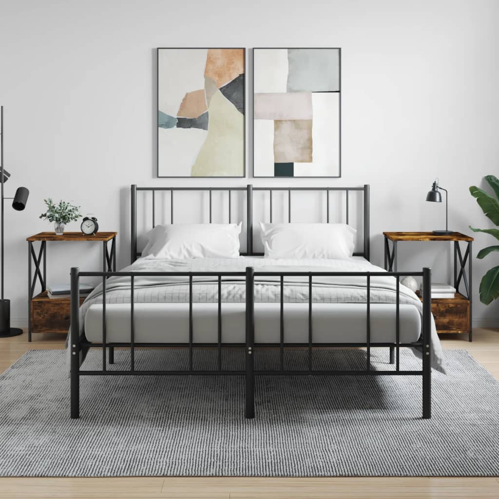 Bedside Table 50X41X65 Cm Engineered Wood