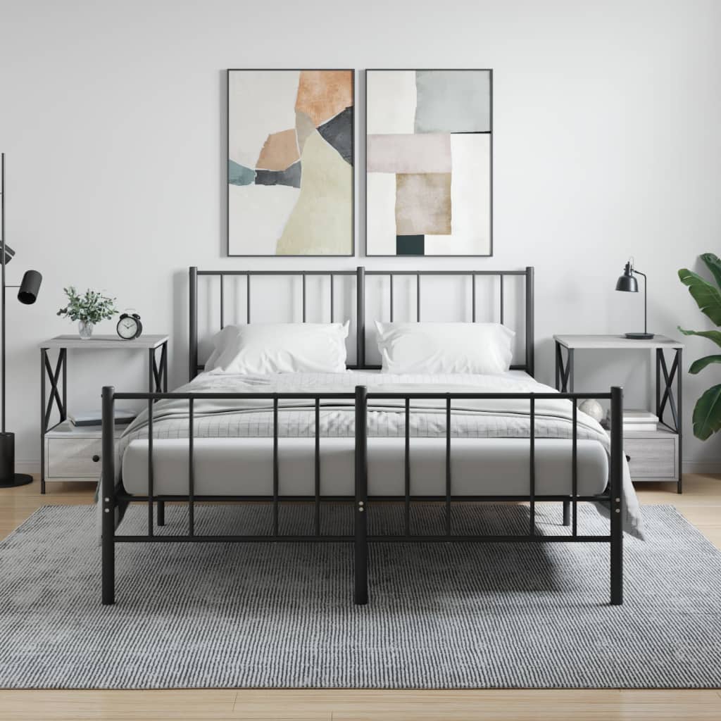 Bedside Table 50X41X65 Cm Engineered Wood