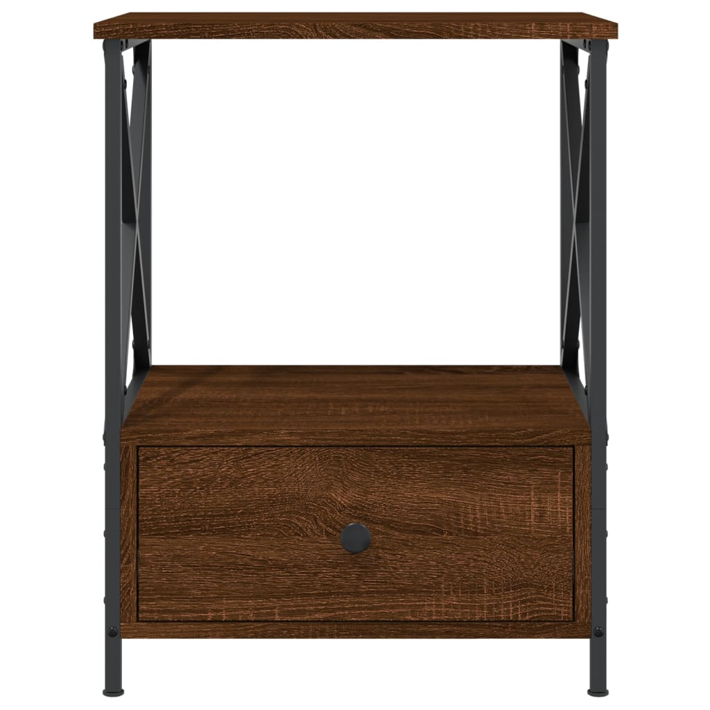 Bedside Table 50X41X65 Cm Engineered Wood
