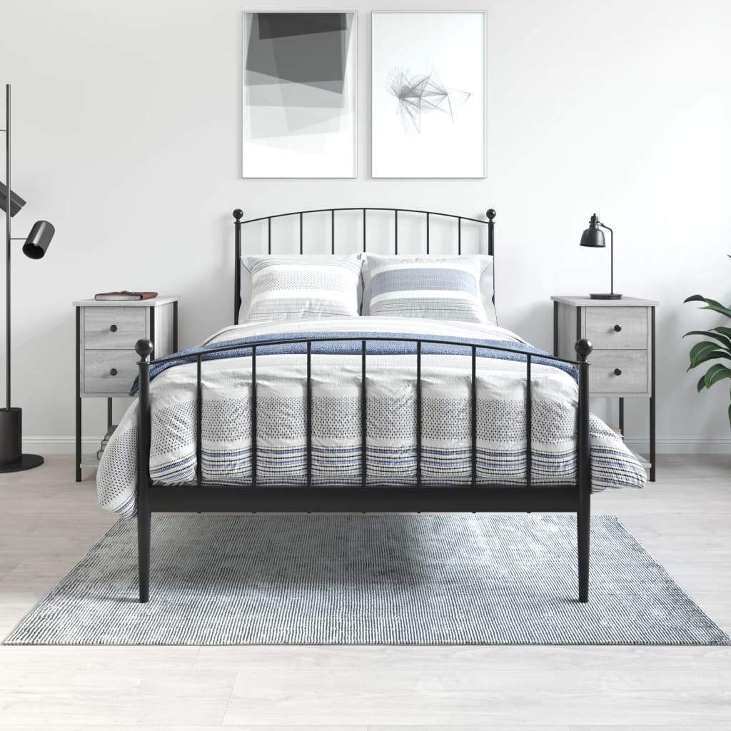 Bedside Cabinet 32X42X70 Cm Engineered Wood