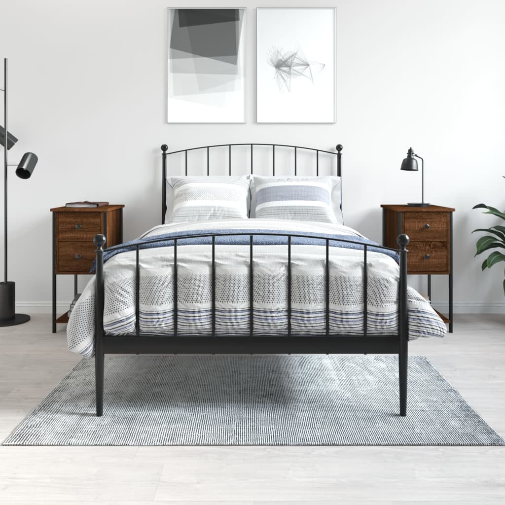 Bedside Cabinet 32X42X70 Cm Engineered Wood