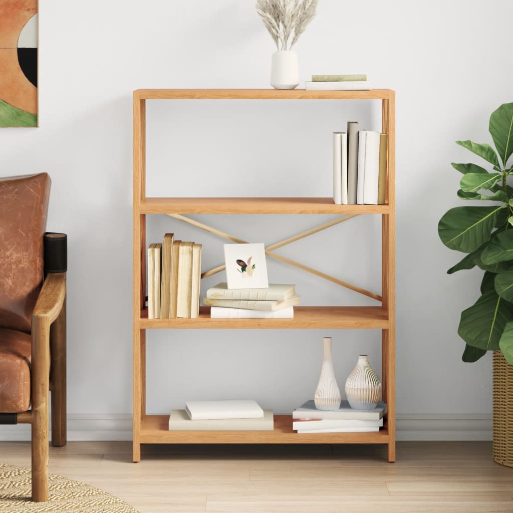 6-Tier Shelf 40X30X Solid Wood Oak
