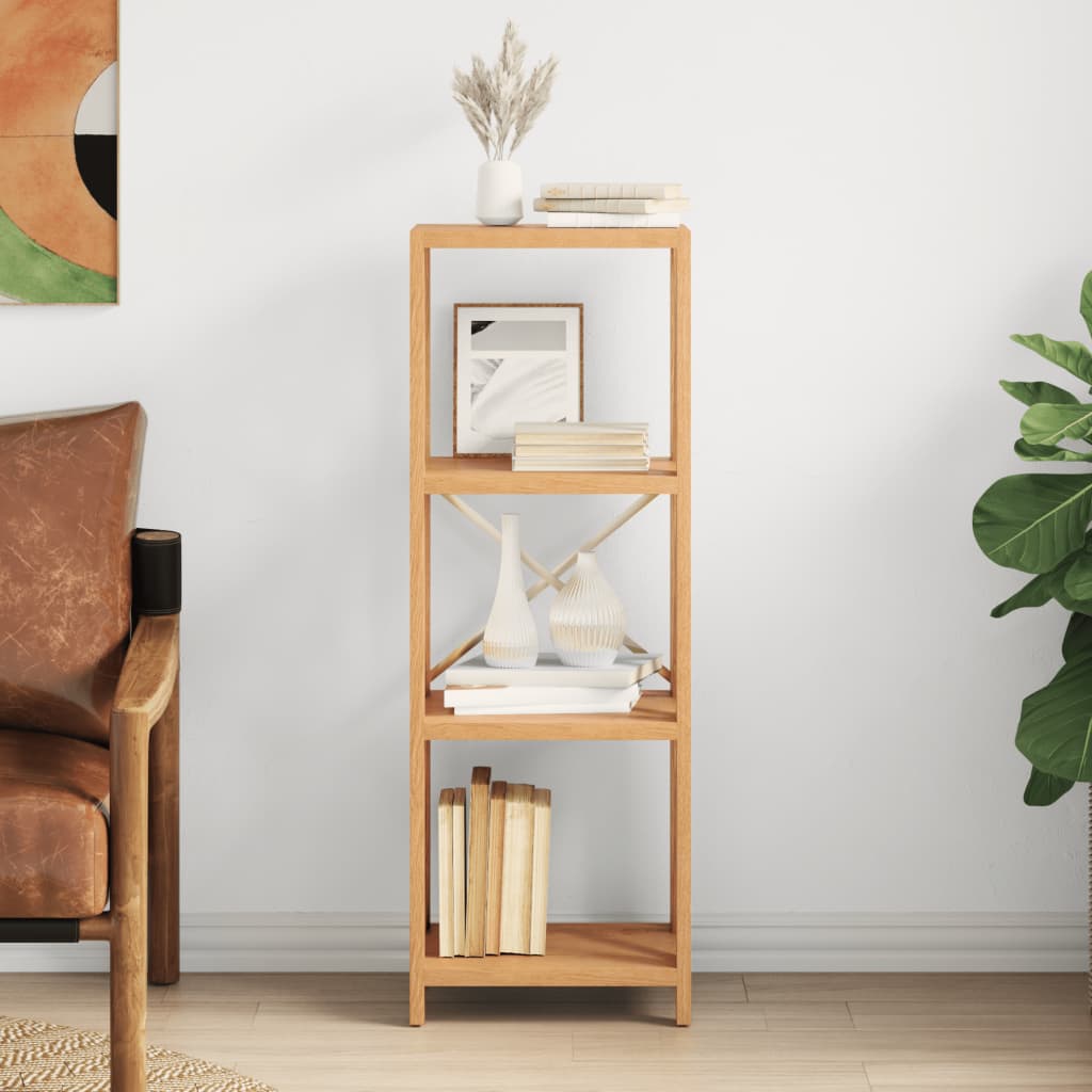 6-Tier Shelf 40X30X Solid Wood Oak