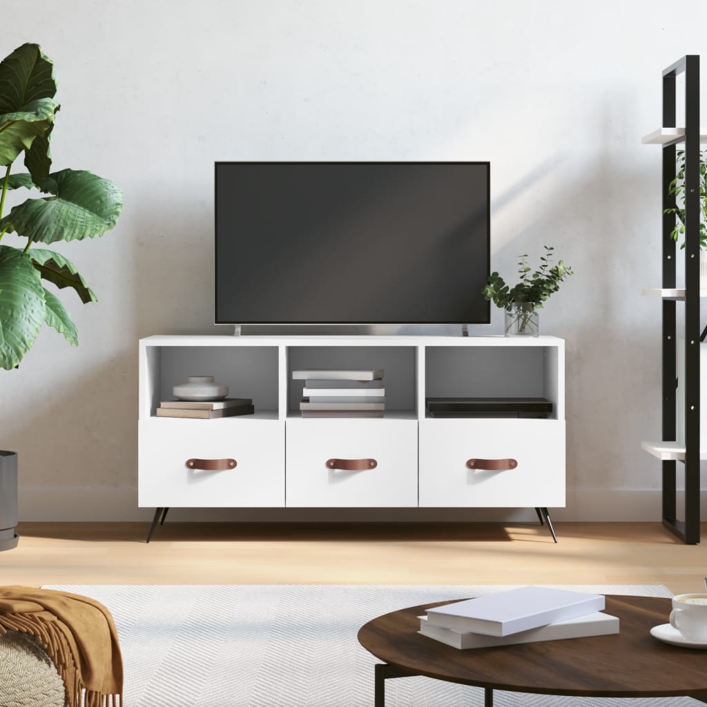 Tv Cabinet 102X36X50 Cm Engineered Wood