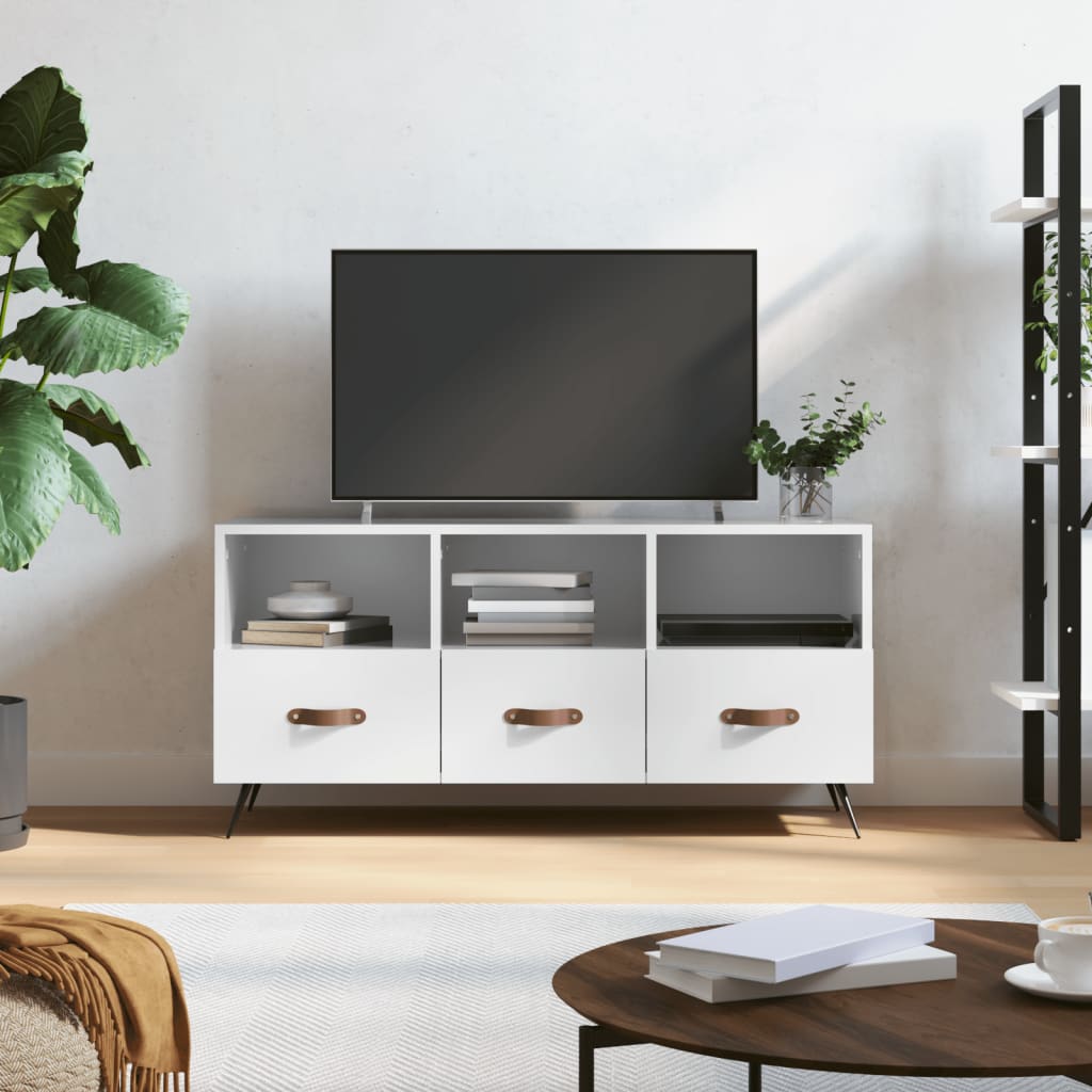 Tv Cabinet 102X36X50 Cm Engineered Wood