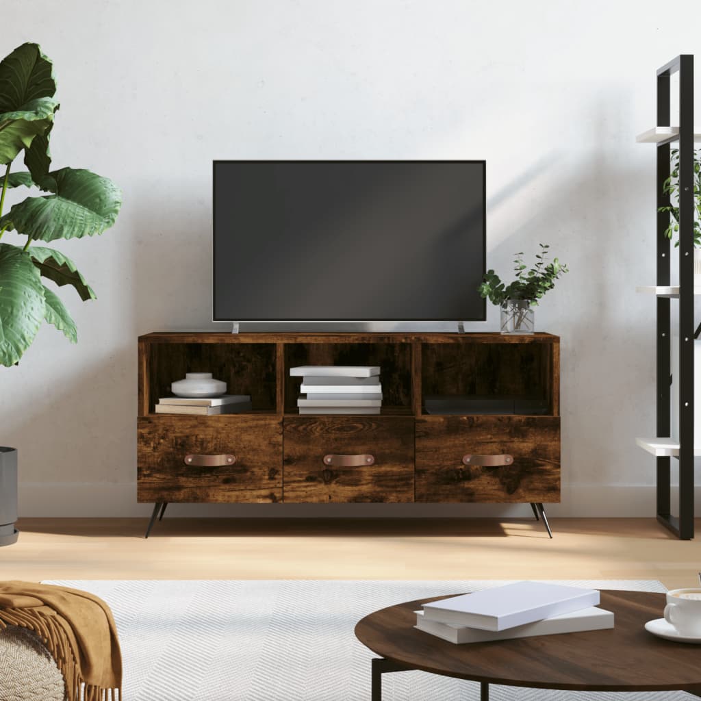 Tv Cabinet 102X36X50 Cm Engineered Wood