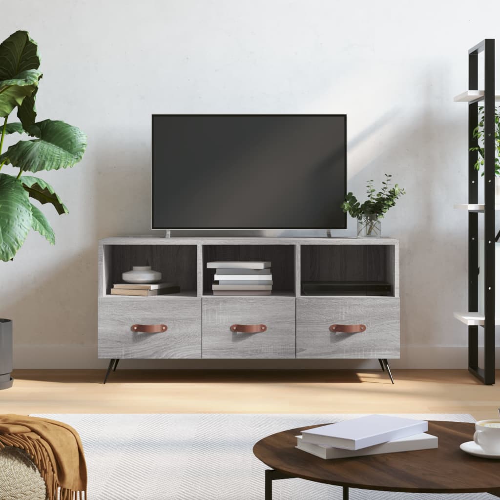Tv Cabinet 102X36X50 Cm Engineered Wood