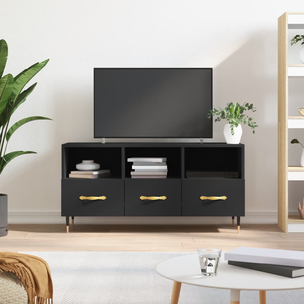 Tv Cabinet 102X36X50 Cm Engineered Wood