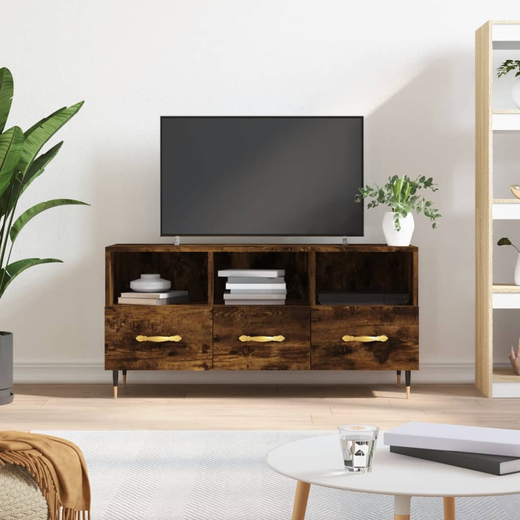 Tv Cabinet 102X36X50 Cm Engineered Wood