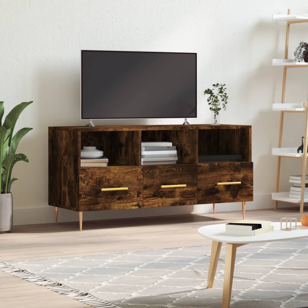 Tv Cabinet 102X36X50 Cm Engineered Wood