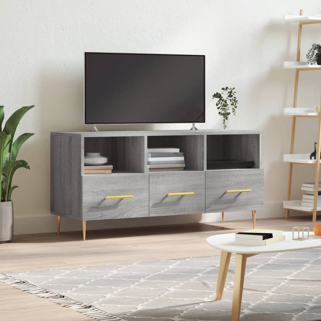 Tv Cabinet 102X36X50 Cm Engineered Wood