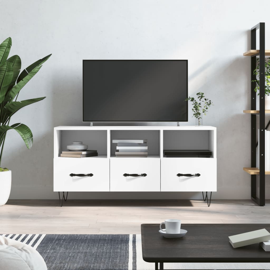 Tv Cabinet 102X36X50 Cm Engineered Wood
