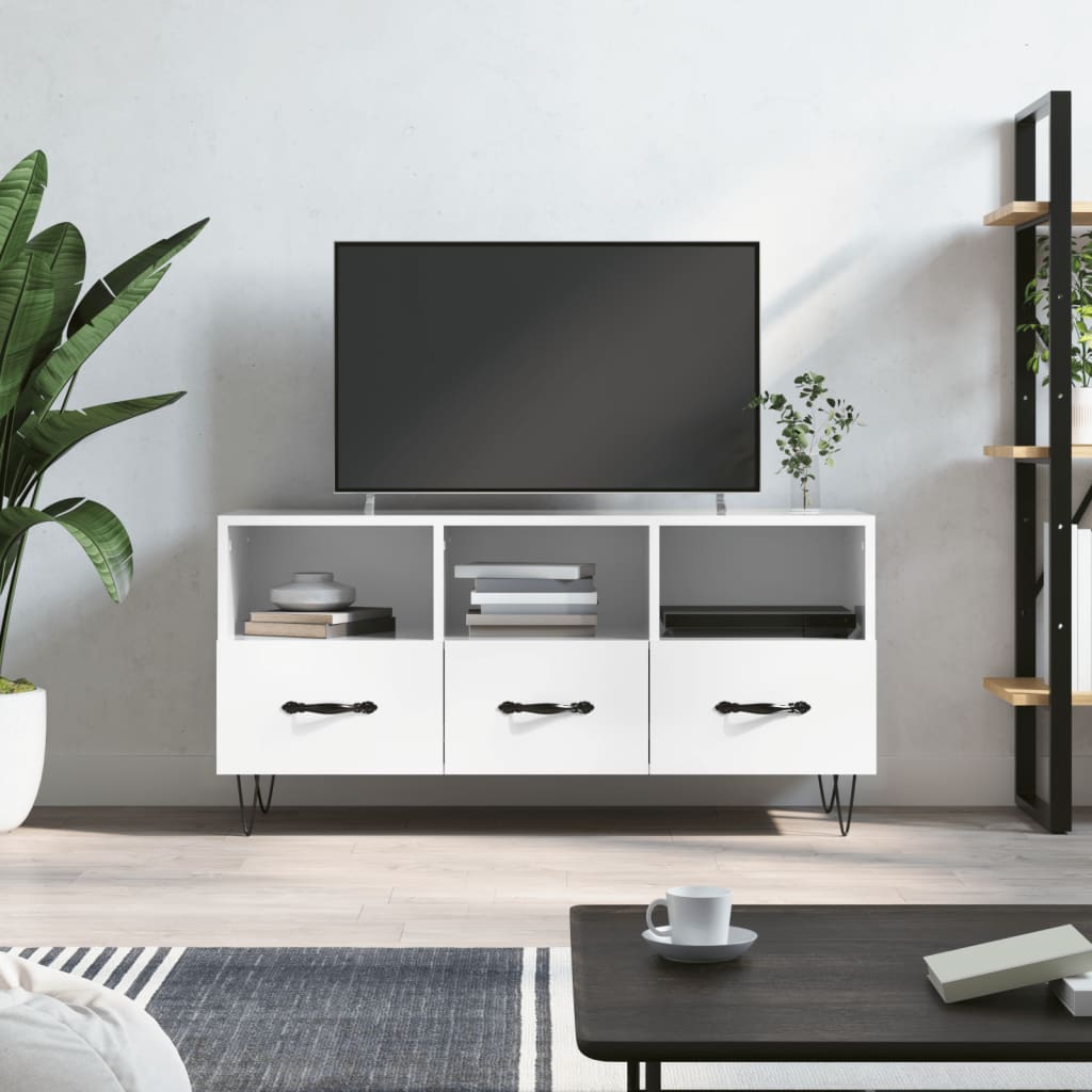 Tv Cabinet 102X36X50 Cm Engineered Wood