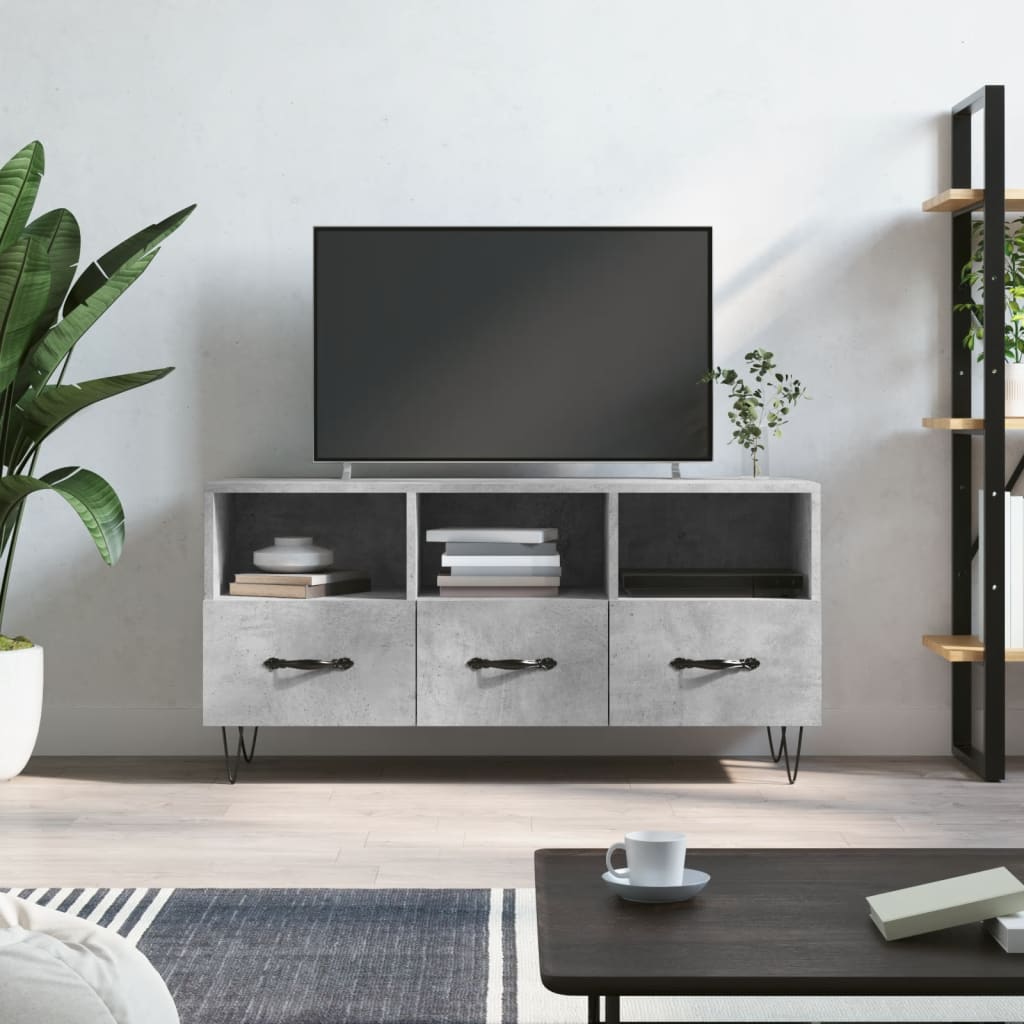 Tv Cabinet 102X36X50 Cm Engineered Wood