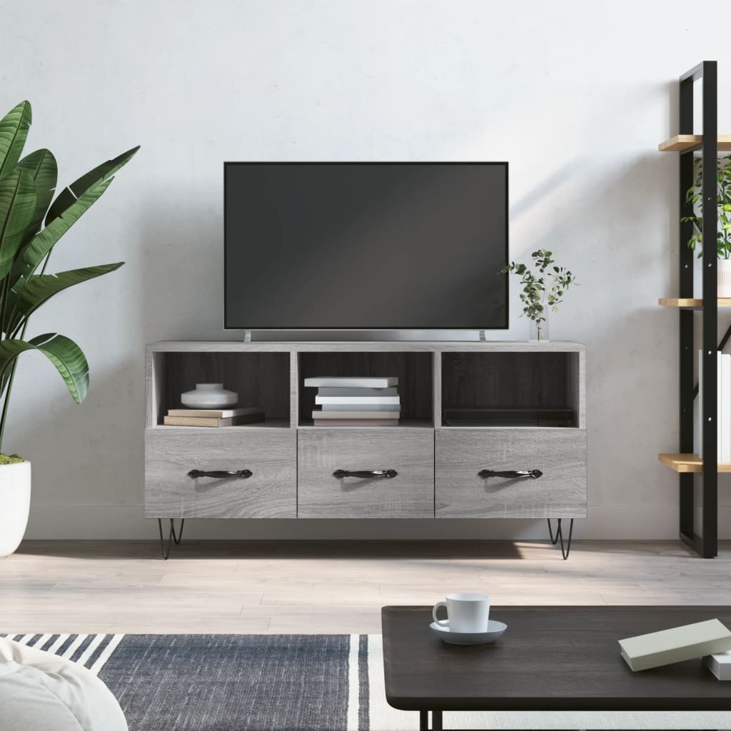 Tv Cabinet 102X36X50 Cm Engineered Wood