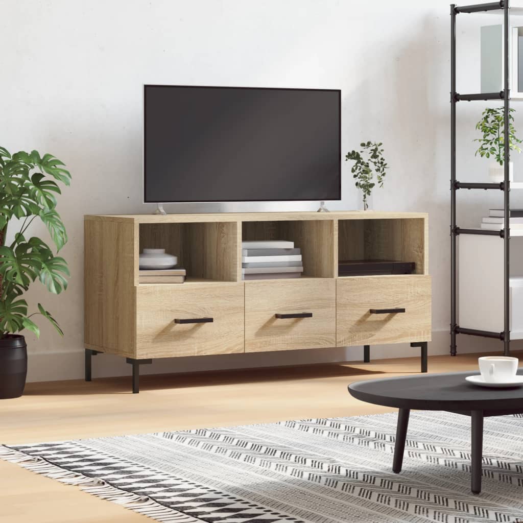 Tv Cabinet 102X36X50 Cm Engineered Wood