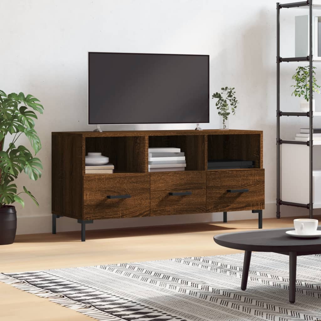 Tv Cabinet 102X36X50 Cm Engineered Wood