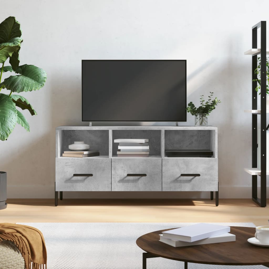 Tv Cabinet 102X36X50 Cm Engineered Wood
