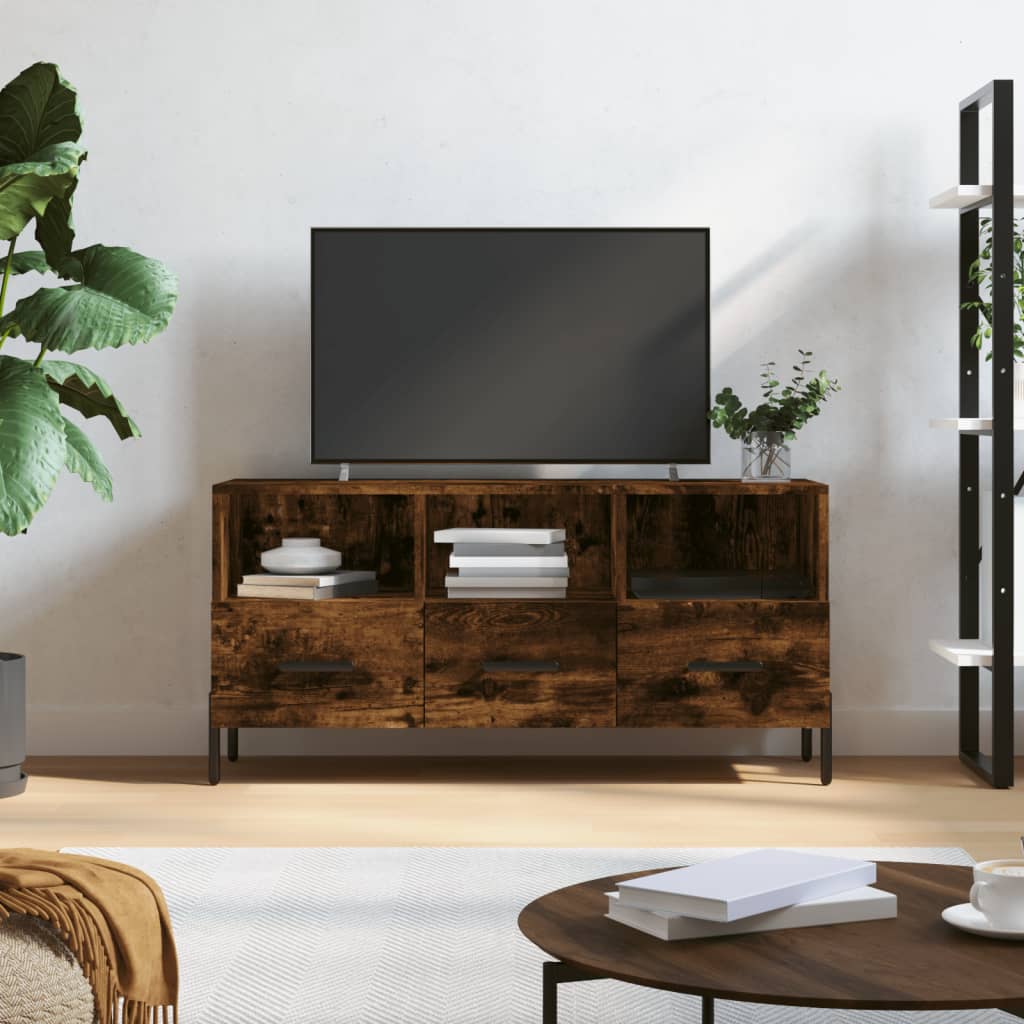 Tv Cabinet 102X36X50 Cm Engineered Wood