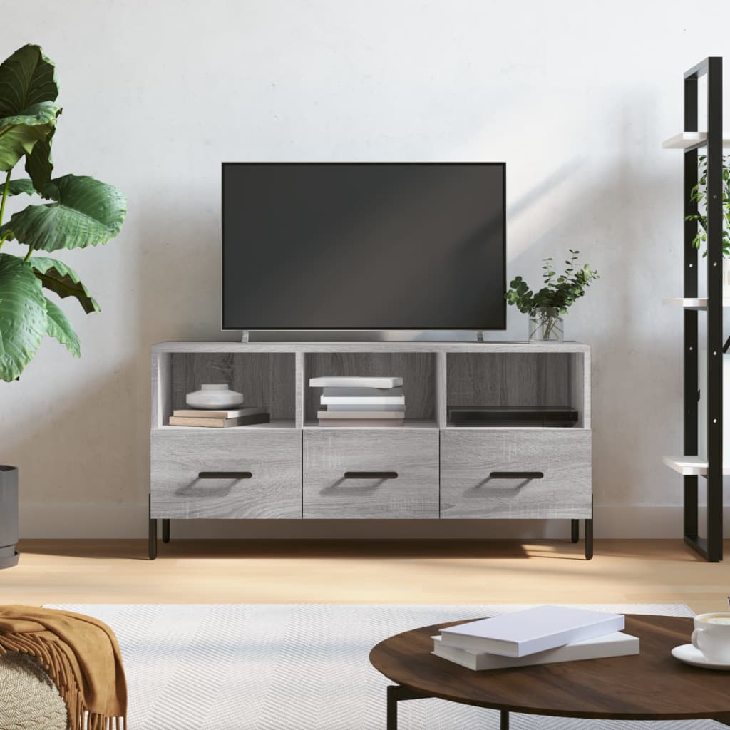 Tv Cabinet 102X36X50 Cm Engineered Wood