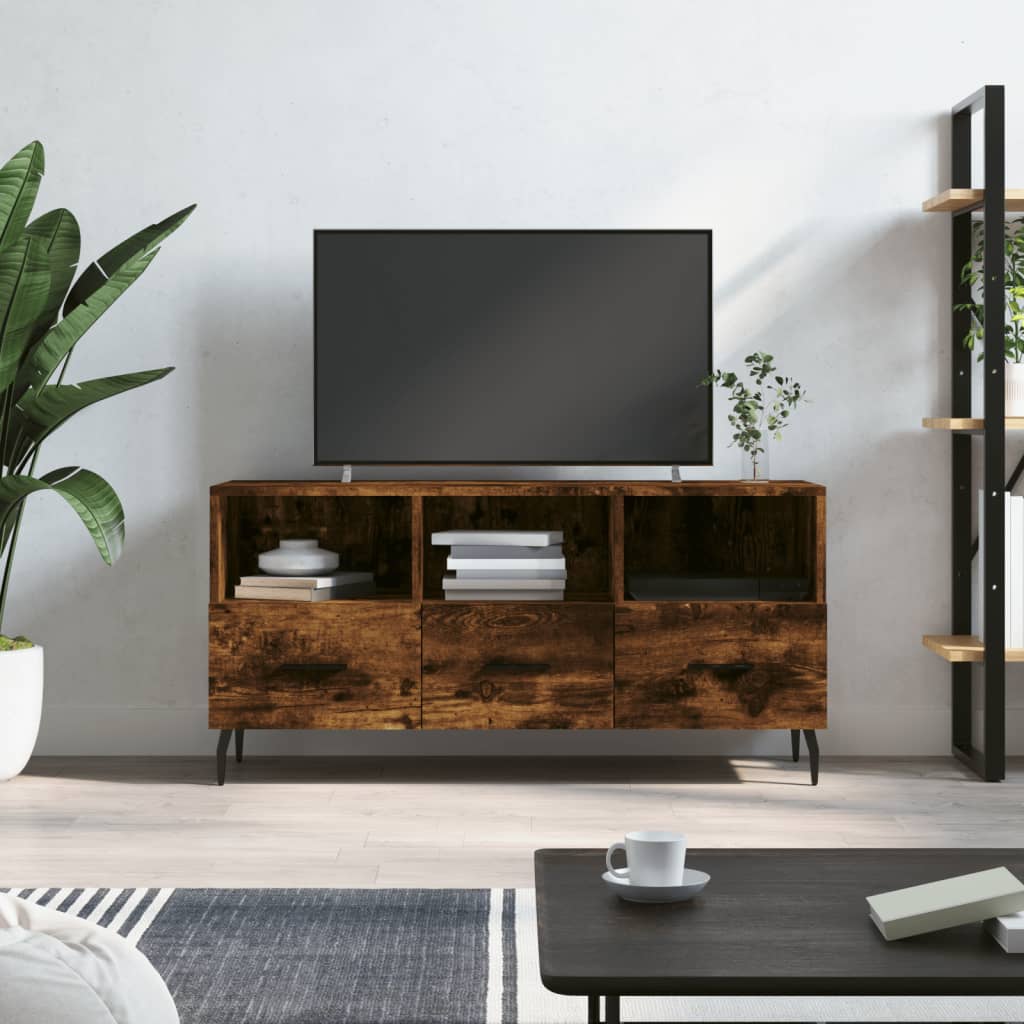 Tv Cabinet 102X36X50 Cm Engineered Wood