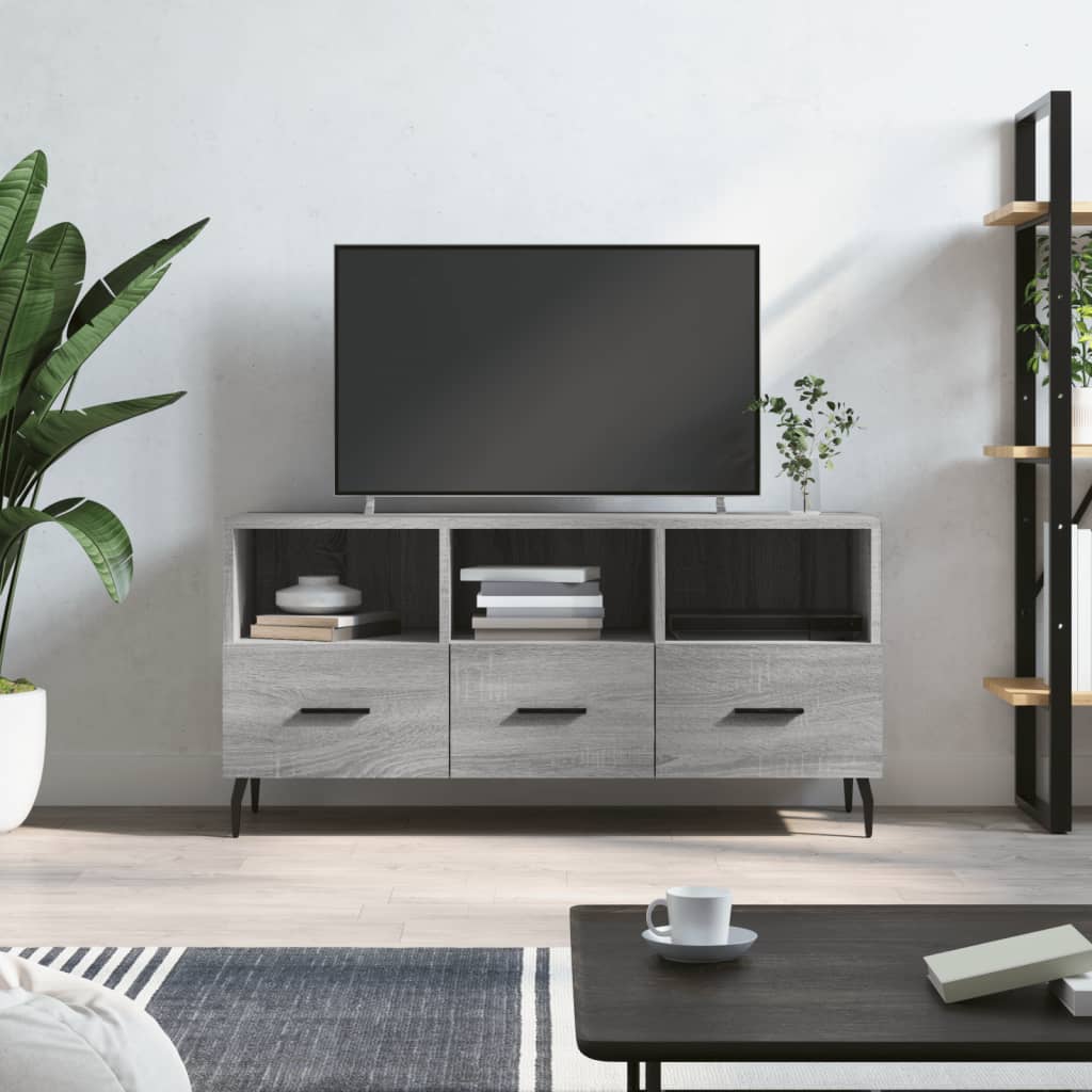 Tv Cabinet 102X36X50 Cm Engineered Wood