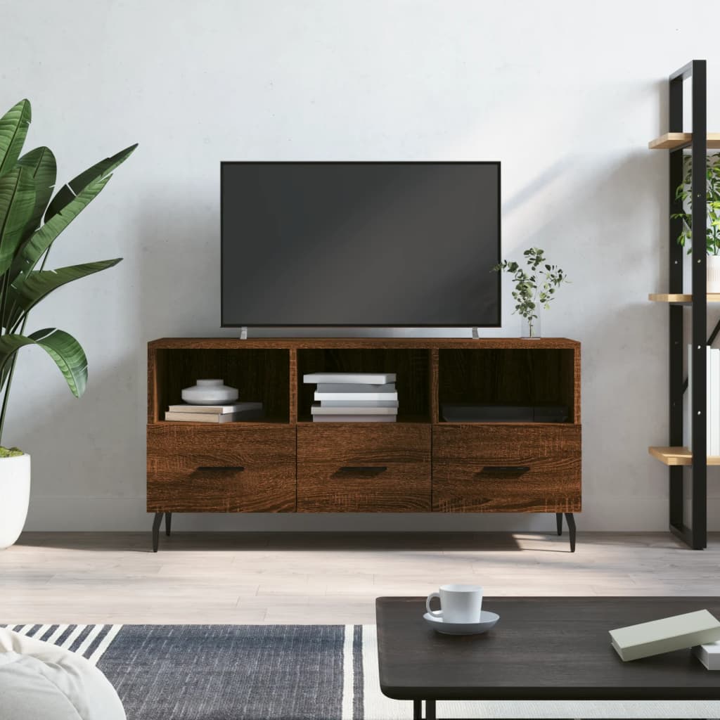 Tv Cabinet 102X36X50 Cm Engineered Wood
