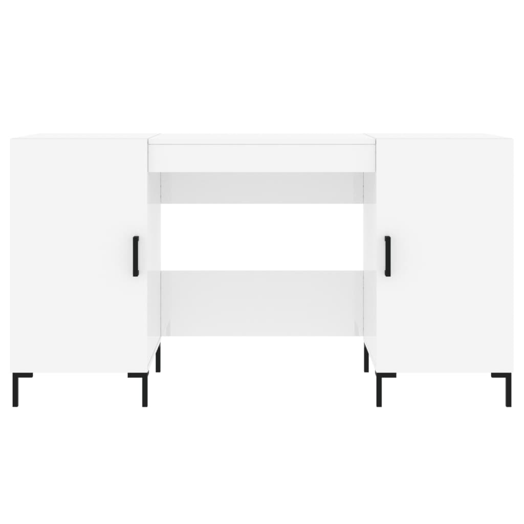 Desk 140X50X75 Cm Engineered Wood