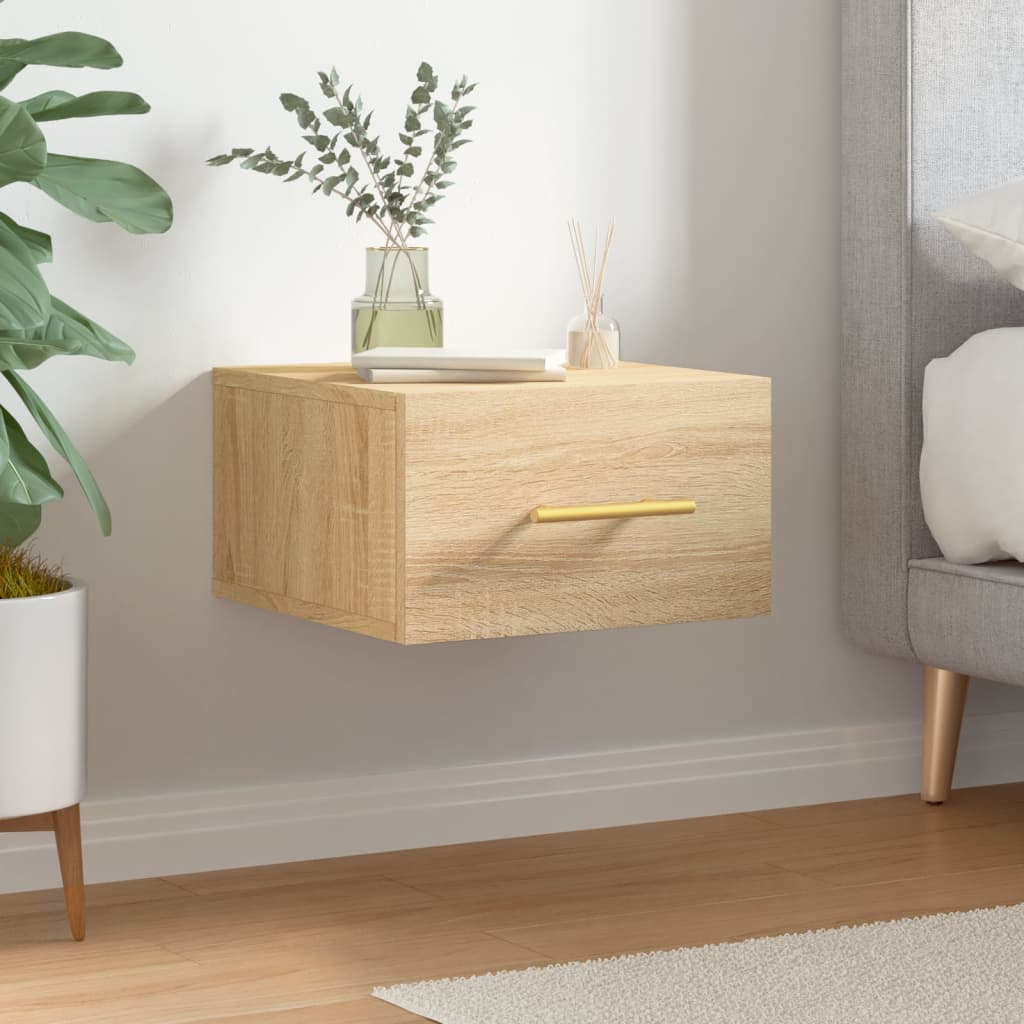 Wall-Mounted Bedside Cabinets 2 Pcs 35X35X20 Cm