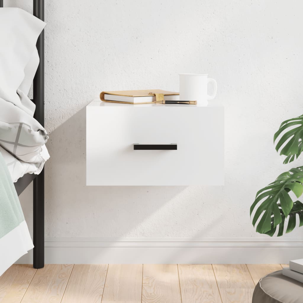 Wall-Mounted Bedside Cabinet 35X35X20 Cm