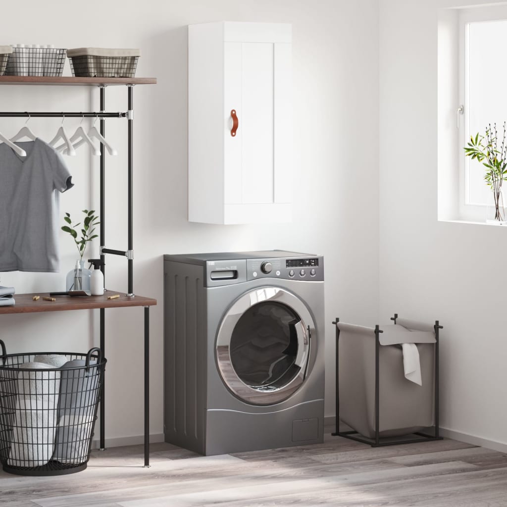 Wall Mounted Cabinet 34.5X34X90 Cm Engineered Wood