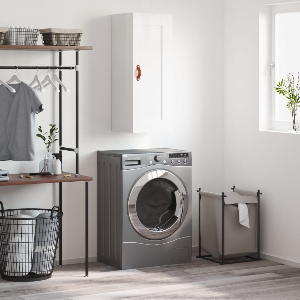 Wall Mounted Cabinet 34.5X34X90 Cm Engineered Wood