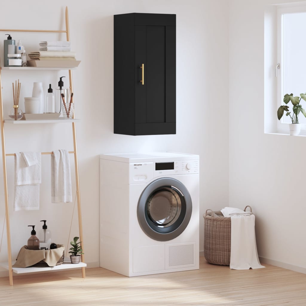 Wall Mounted Cabinet 34.5X34X90 Cm Engineered Wood