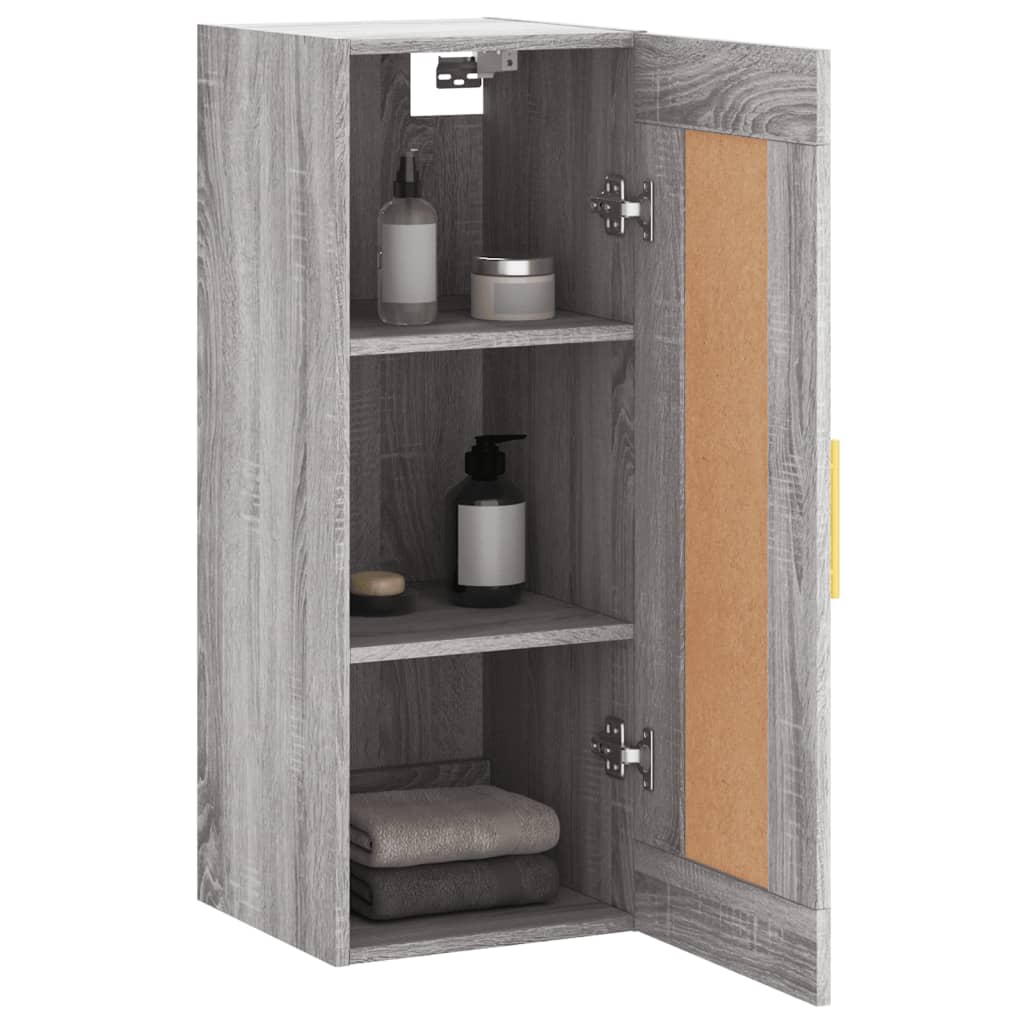 Wall Mounted Cabinet 34.5X34X90 Cm Engineered Wood