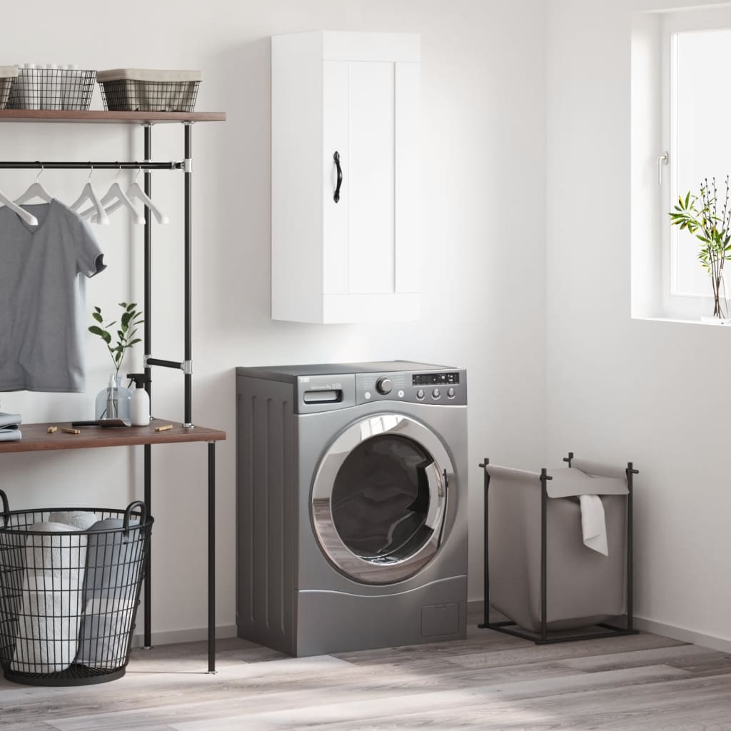 Wall Mounted Cabinet 34.5X34X90 Cm Engineered Wood